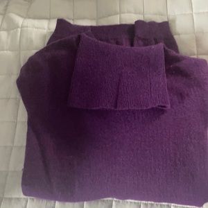 Medium purple turtleneck